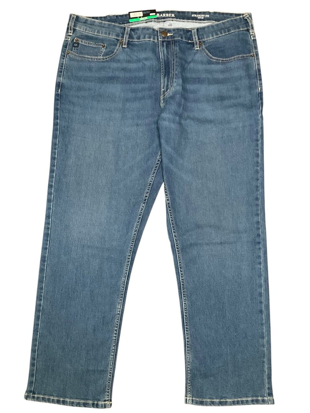 Scott Barber Men's Jeans Straight-Fit Stretch Denim Blue Size 38 X 29 NWT